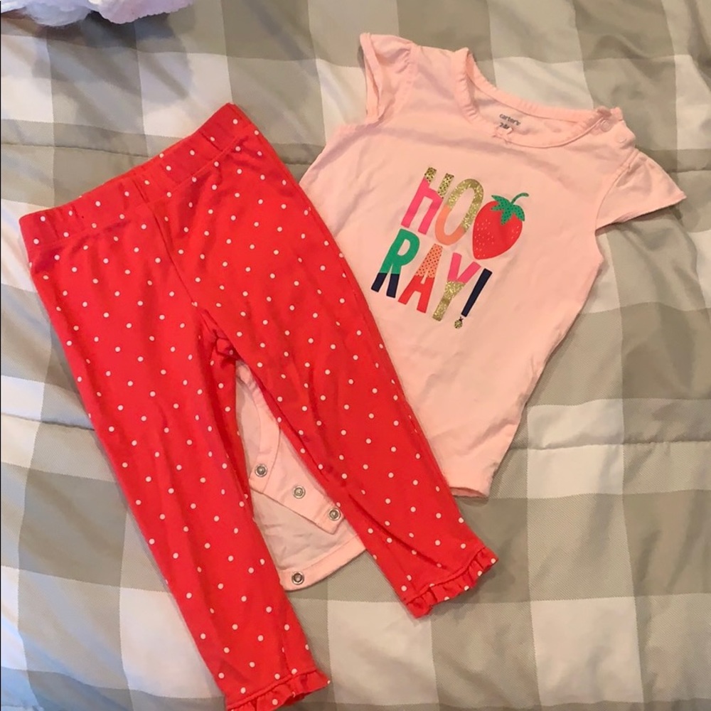 Carters strawberry set !